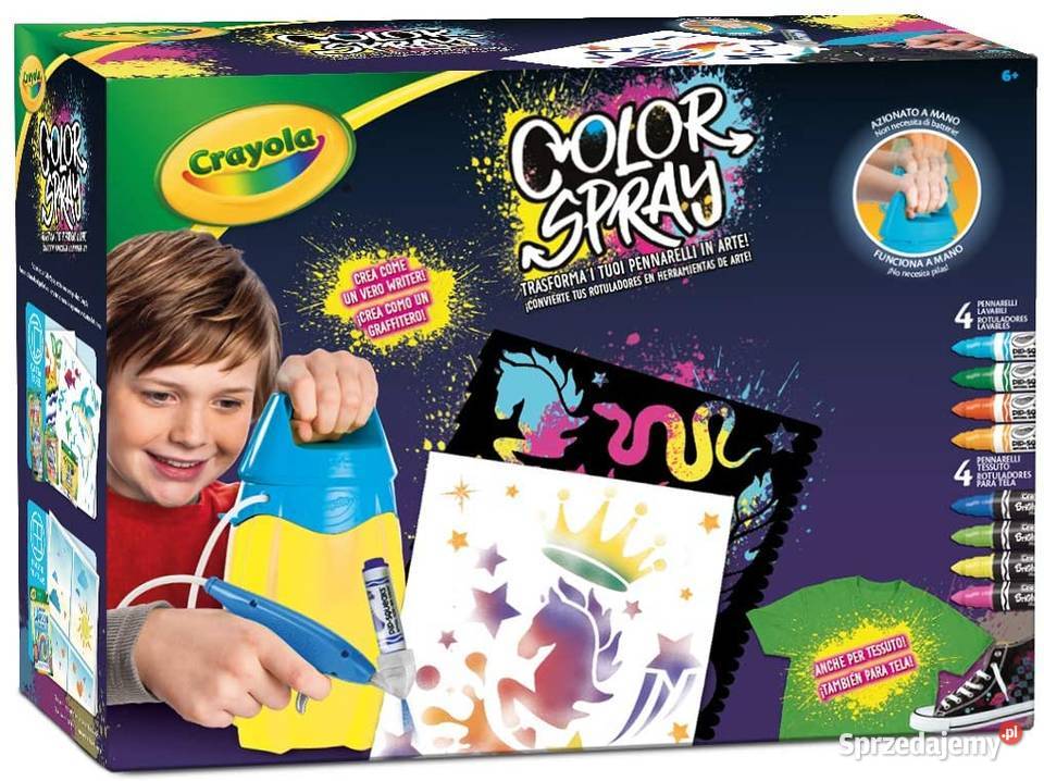 Crayola MARKER AIRBRUSH Spray Super Colour do Mogilany