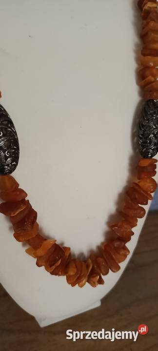 Naszyjnik Bursztyn Surowy Zegarki i Biżuteria Białystok