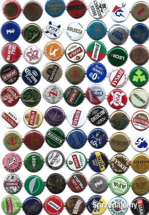 Kapsle polskie z piwa zestaw 11 lubelskie Puławy