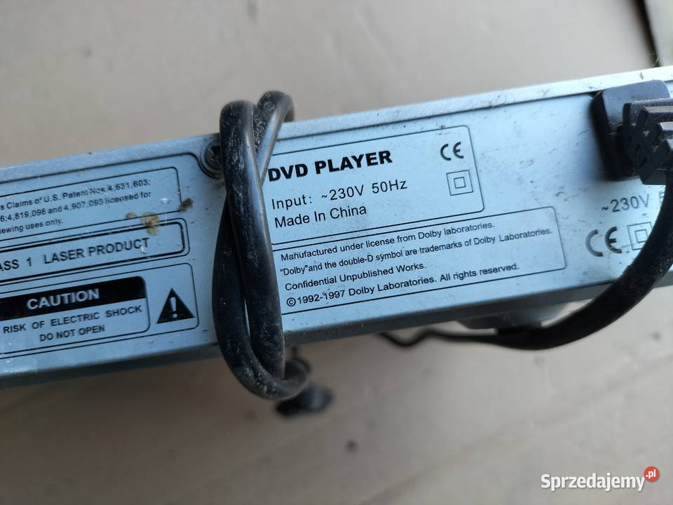 Odtwarzacz DVD e AS 608 Pozostałe lubelskie Kamień-Kolonia