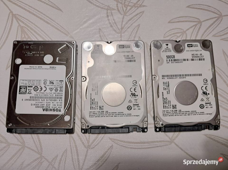 Dysk 500GB do laptopa jako przenośny backup małopolskie sprzedam
