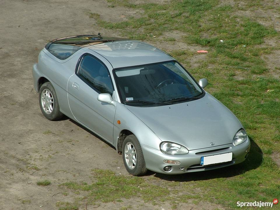 Mazda MX3 16 benzyna 1998 ostatni rocznik elektryczne lusterka Poznań sprzedam