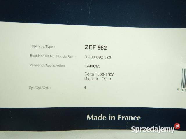 PRZEWODY ZAPŁONOWE BERU LANCIA DELTA 7992 13 15 osobowe