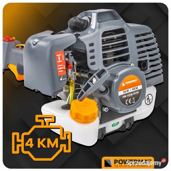 Wielofunkcyjna kosa spalinowa 4w1 nożyce do