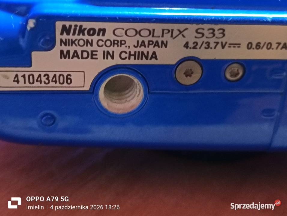 Nikon COOLPIX S33 Wodoszczelny NOWY Akumulator Imielin