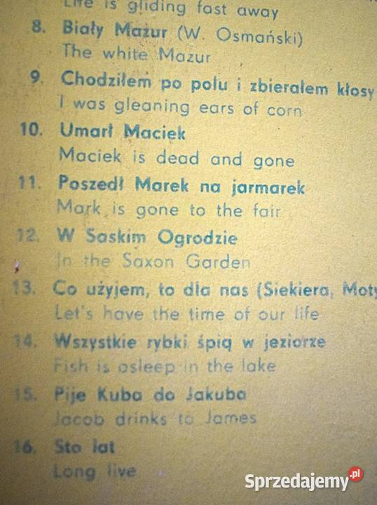 Echa Ojczyzny Wiązanka popularnych pieśni Chełmno