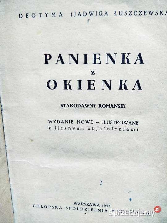 Panienka okienka książka romans outlet Warszawa sprzedam