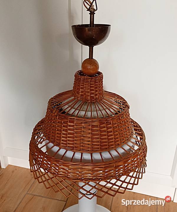 lampa wiklinowa PRL Bukowno