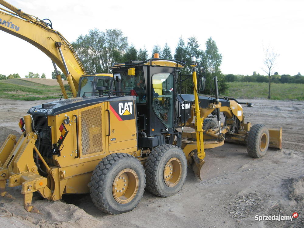 równiarka samobieżna Caterpillar CAT 120 M Pozostałe podlaskie Suwałki