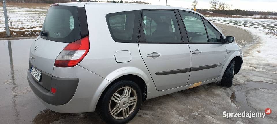 Renault Grande Scenic II 19 dci 7 osobowy mazowieckie Skaryszew sprzedam