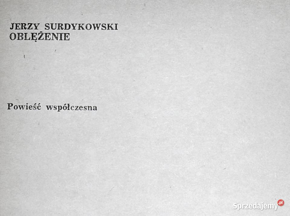 Oblężenie Jerzy Surdykowski Chełm
