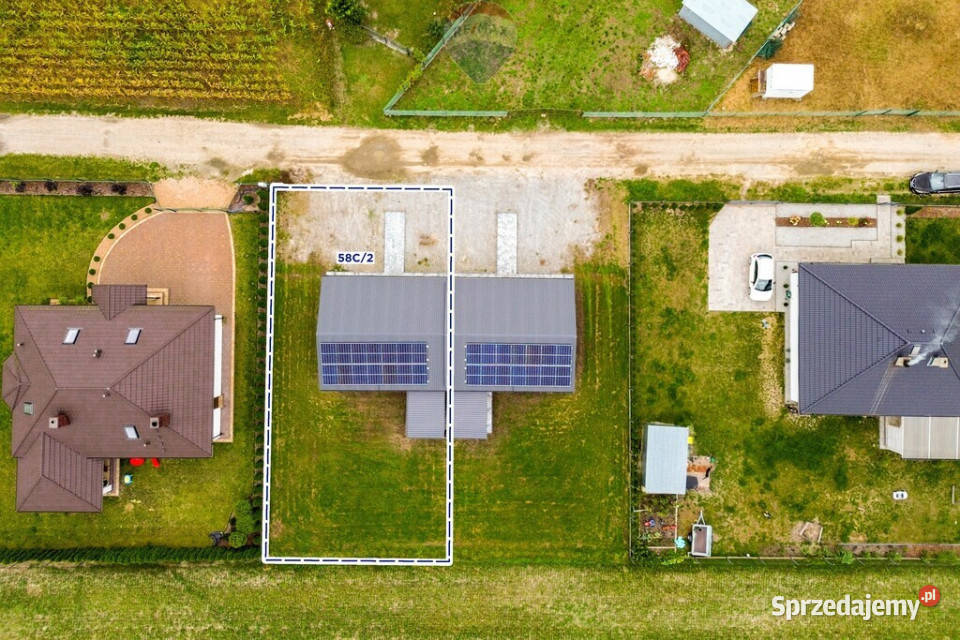 Nowy dom w zabudowie bliźniaczej prawa strona Rok budowy 2025 Galewice