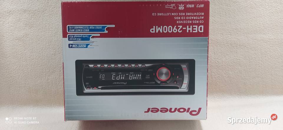 Radio PIONEER DEH2900MP stan idealny Wałbrzych