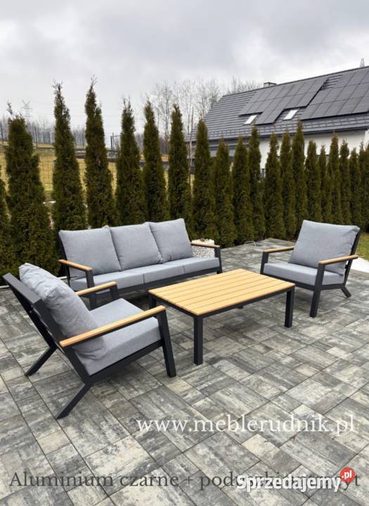 Meble ogrodowe tarasowe aluminiowe Zestawy mebli ogrodowych Warszawa
