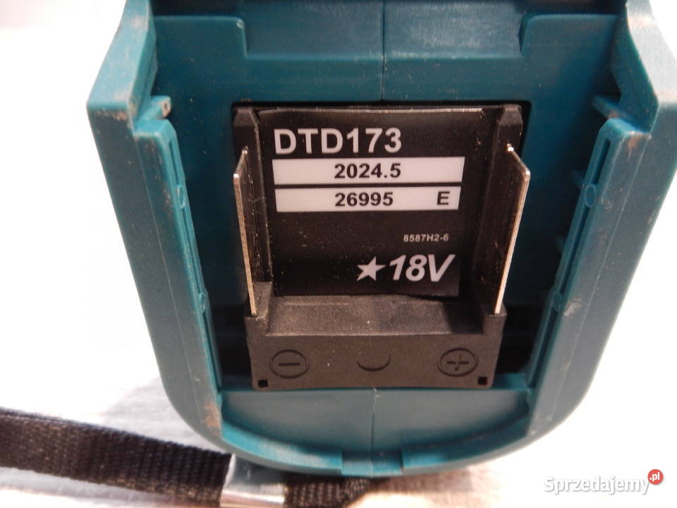 Zakrętarka Makita DTD173 akumulator 60Ah Leżajsk