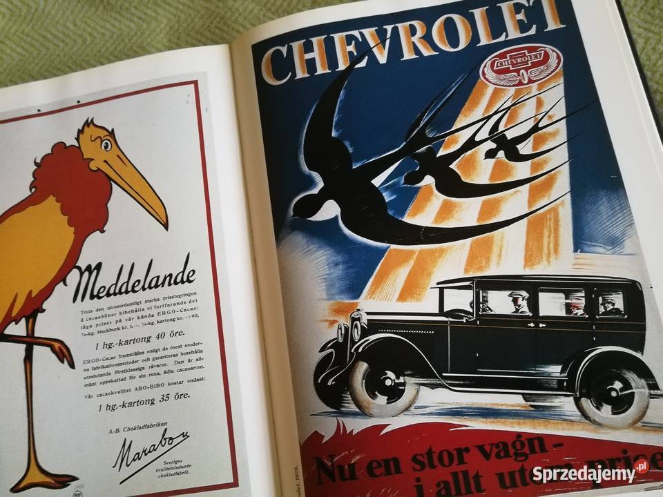 Album Szwedzki Plakat Reklamowy SVENSKA Antykwariat zachodniopomorskie Szczecin