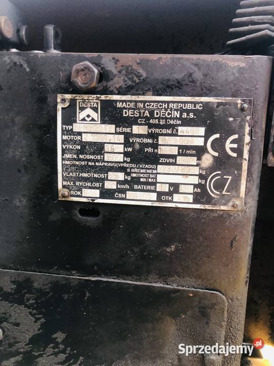 wózek widłowy desta dx 3522tx 1999 silnik zetor