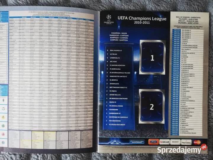 Album PANINI Champions League 20102011 Czasopisma