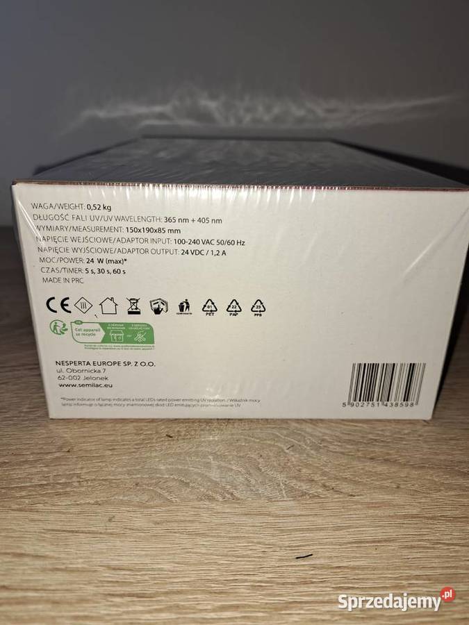 Lampa UV LED do hybryd 24W48 SEMILAC Osjaków
