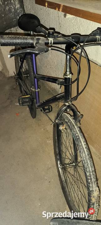 Rower damski 15 fioletowo czarny Konin