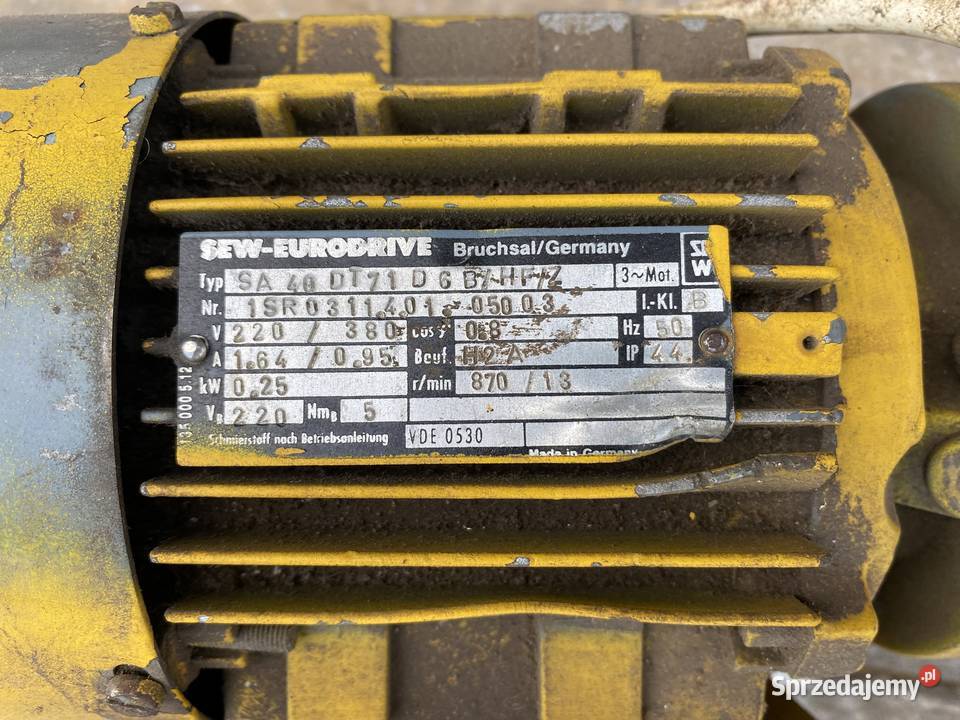 Przekładnia z silnikiem motoreduktor SEW 025 kW sprzedam