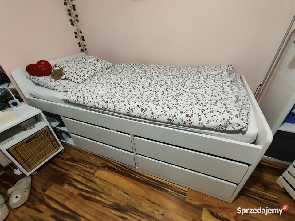 Łożko Ikea 90x200 plus materac i stelaż Zielona Góra