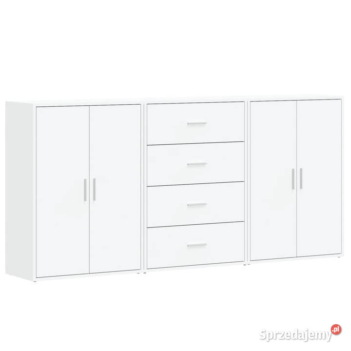 Szafki 3 białe 60x31x84 materiał drewnopochodny Pozostałe Warszawa