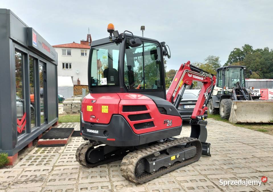 MINIKOPARKA YANMAR SV26 PREMIUM nowa 2022 reki pełny VAT