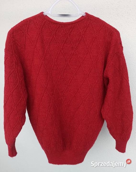 Sweter bordowy Vintage rozmiar MLXL lubelskie Radzyń Podlaski sprzedam