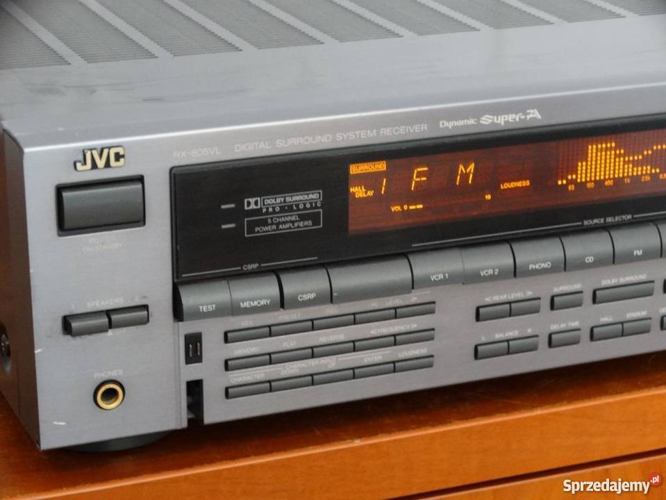 Amplituner JVC RX805 z korektorem mocny 320 wat podkarpackie