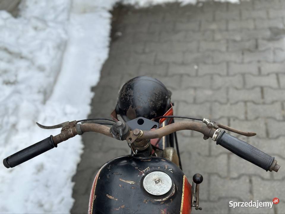 Zabytkowy motocykl Phanomen 98 Sachs 1939 Wisła Mała