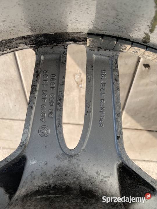 FELGI AMG 18 MERCEDES W219 W211 DWIE SZERKOŚCI Mercedes-Benz OE Częstochowa sprzedam