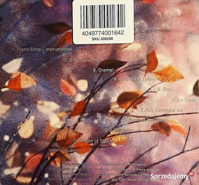 CD Nowa Znakomity Album CD Zespołu ERASURE Album elektroniczna Rybnik sprzedam