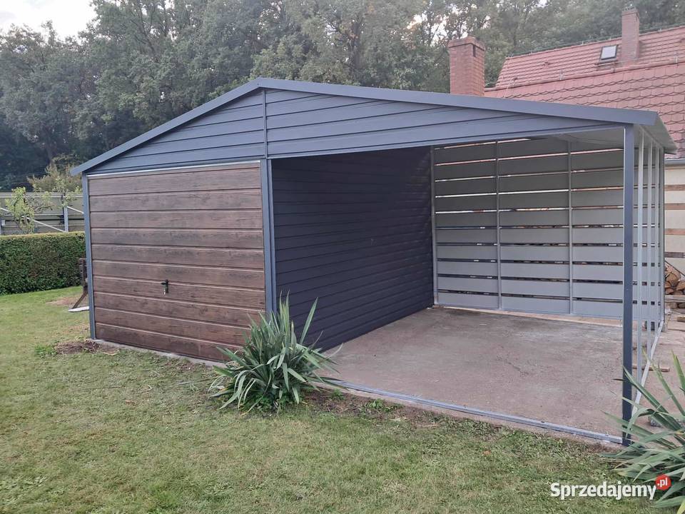 Garaż blaszany wiata PROFIL ZAMKNIĘTY Producent świętokrzyskie