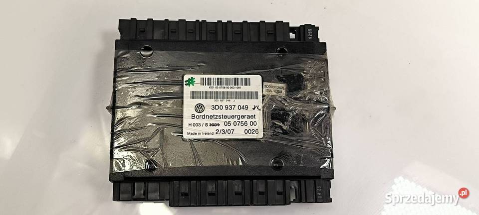 KOMPUTER VOLKSWAGEN PHAETON 3D0937049 kujawsko-pomorskie Lipno