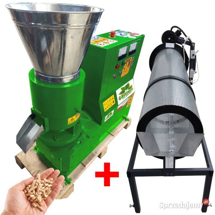 Peleciarka Wolnoobrotowa 15kW do Biomasy Trocin Częstochowa sprzedam