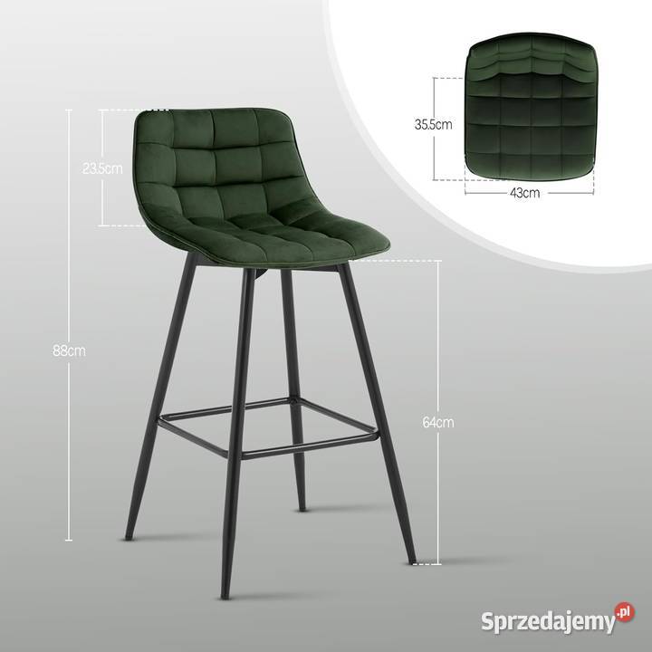 WOLTU hokery zestaw 2 designerskich krzeseł lubuskie Żary