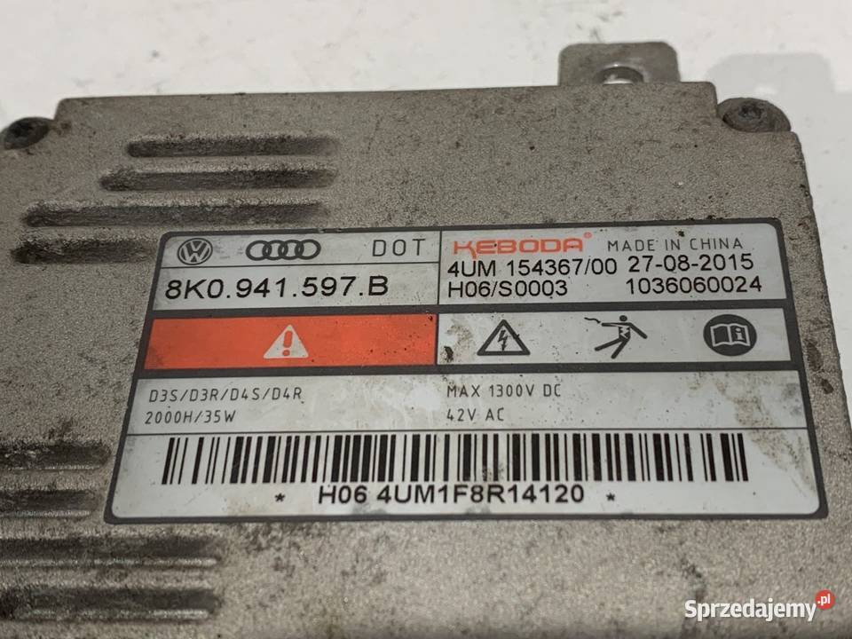 PRZETWORNICA XENON AUDI A3 8V 8K0941597B 1220