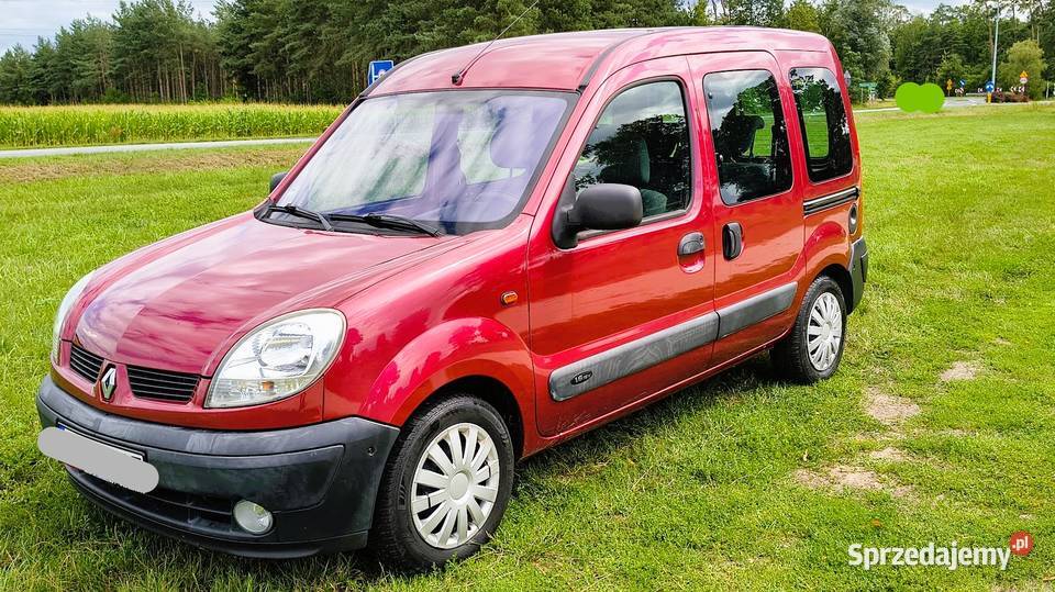 Sprzedam Renault Kangoo wiśniowy Kazimierz Biskupi