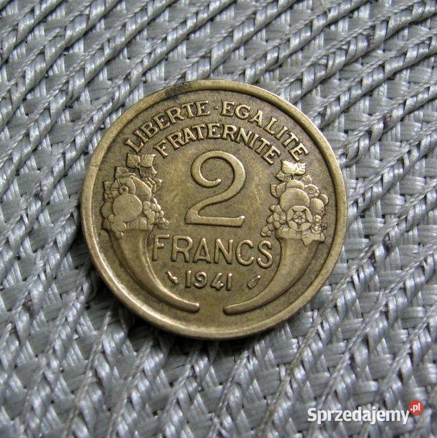 Francja 2 Franki 1941r Kalisz sprzedam