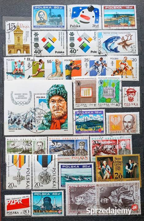 Znaczki polskie niekompletny rocznik 1988 sprzedam