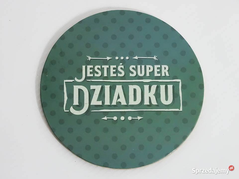 Zestaw prezentowy dziadka kufel podstawka 500 ml Pozostałe Biłgoraj