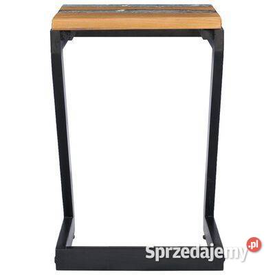 Stolik kawowy 30x30x50 lite drewno tekowe i Warszawa
