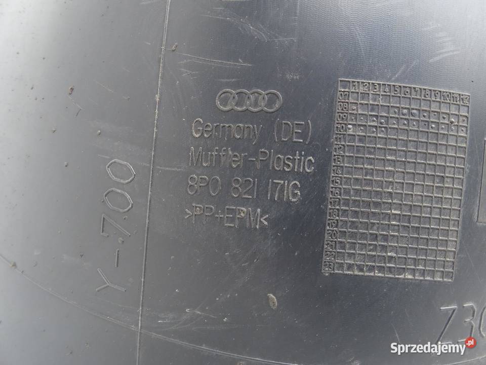 NADKOLE LEWE LEWY PRZÓD PRZEDNIE 8P0821171G AUDI