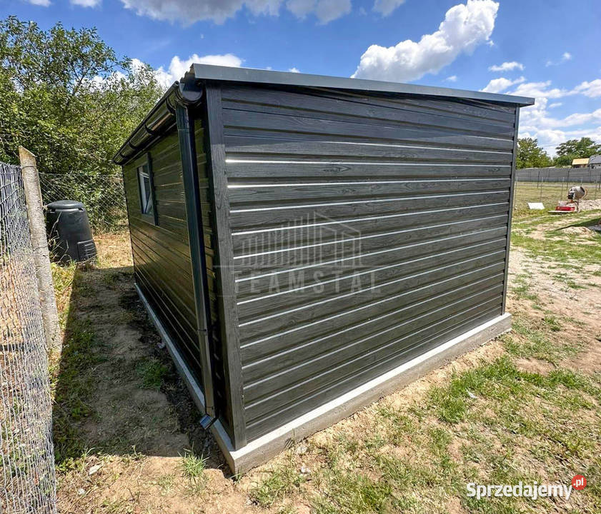 Schowek domek ogrodowy 4x3m brama dwuskrzydłowa Ełk