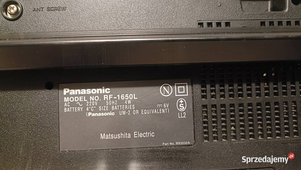 Panasonic RF1650L Radio przenośne wielkopolskie Poznań sprzedam