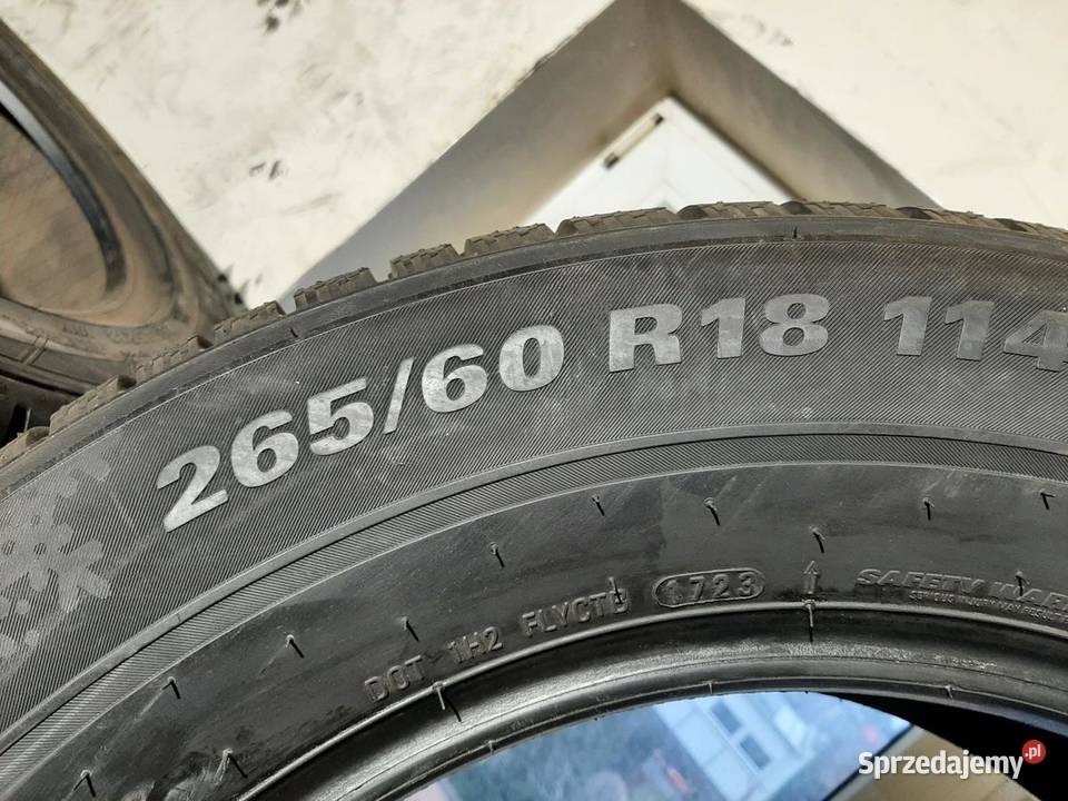 4x Opona nieużywana zimowa 26545R18 DUNLOP 234 Zaścianki sprzedam