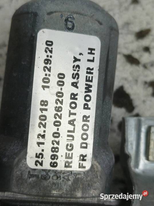 MECHANIZM SZYBY LEWY PRZÓD E16 E17 E18 Rok produkcji 2019