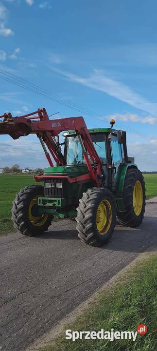 Ciągnik John Deere 6400 Tur sprowadzony Działyń sprzedam