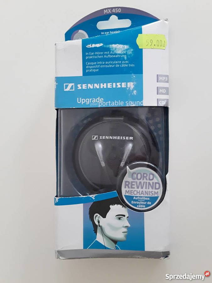 Słuchawki przewodowe Sennheiser do uszu